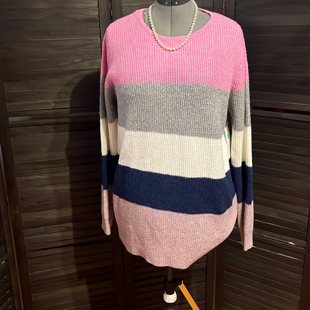 Pink Clover 1X Sweater P2P 26.5